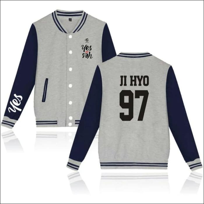 TWICE BASEBALL VARSITY SHIRT - As Picture 17 / M - TWICE