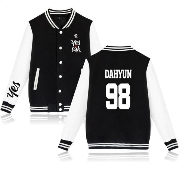 TWICE BASEBALL VARSITY SHIRT - As Picture 19 / XS - TWICE