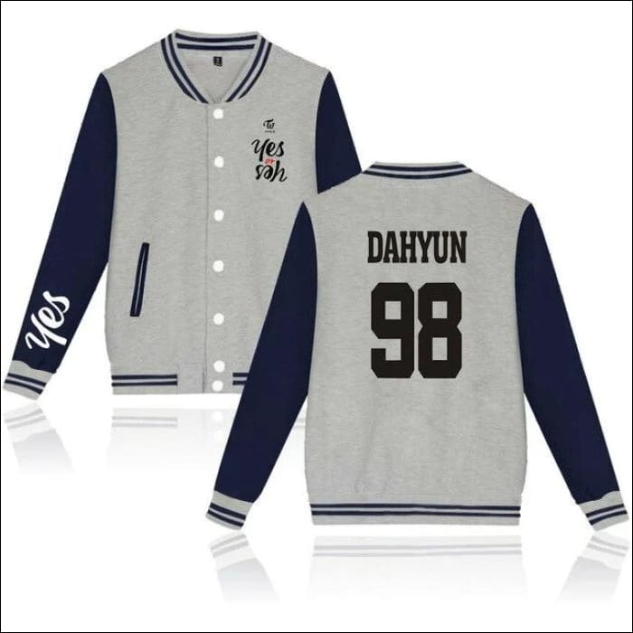 TWICE BASEBALL VARSITY SHIRT - As Picture 20 / 4XL - TWICE