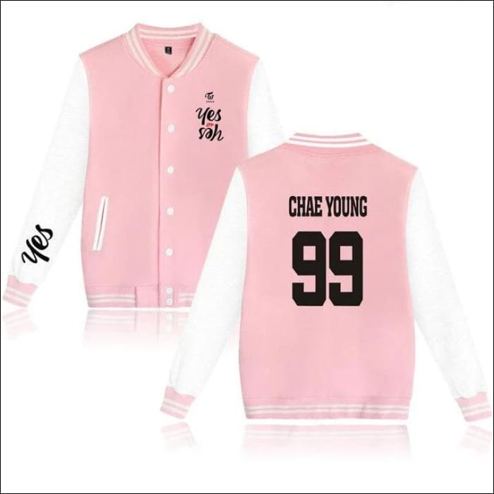 TWICE BASEBALL VARSITY SHIRT - As Picture 27 / 4XL - TWICE