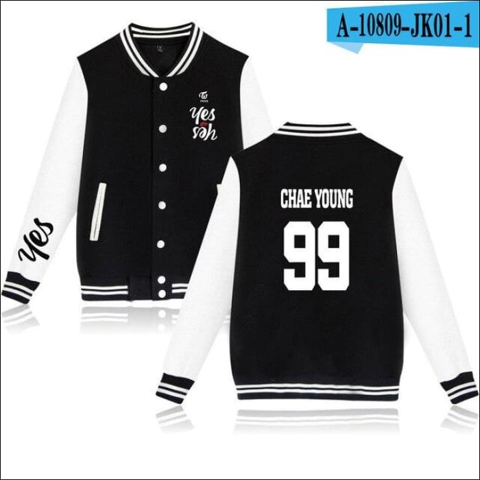 TWICE BASEBALL VARSITY SHIRT - TWICE