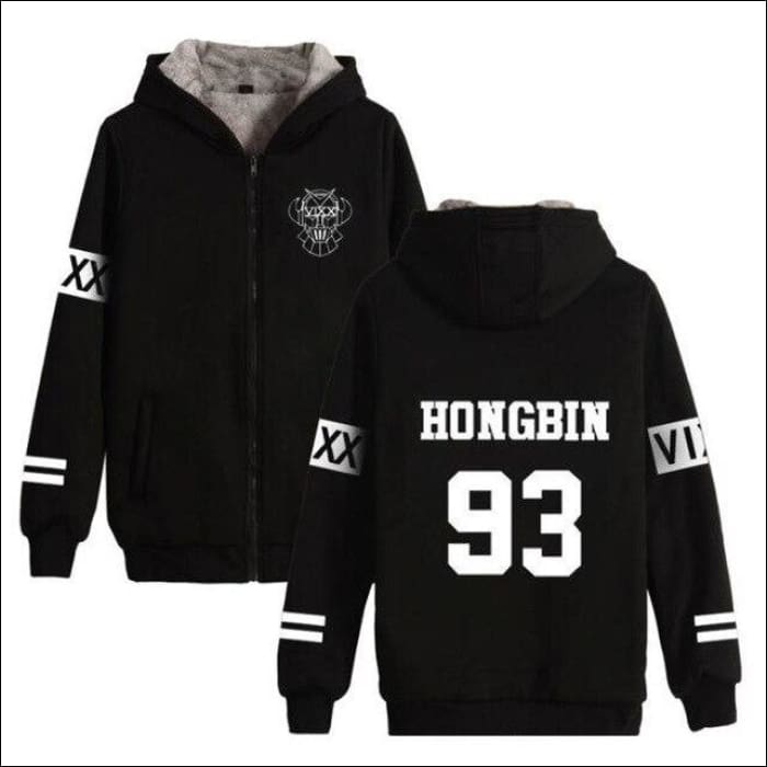 VIXX Unisex Warm Hoodie with Zipper - KPOP Zone