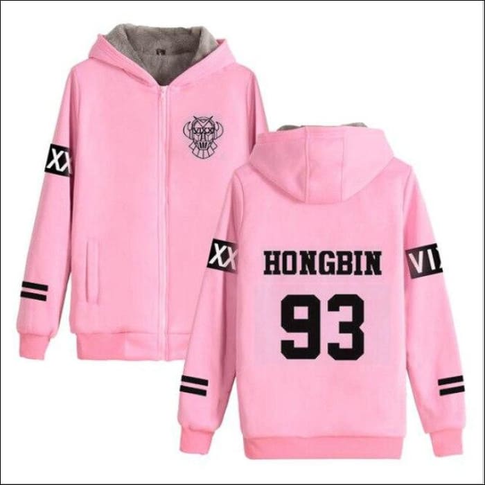 VIXX Unisex Warm Hoodie with Zipper - KPOP Zone