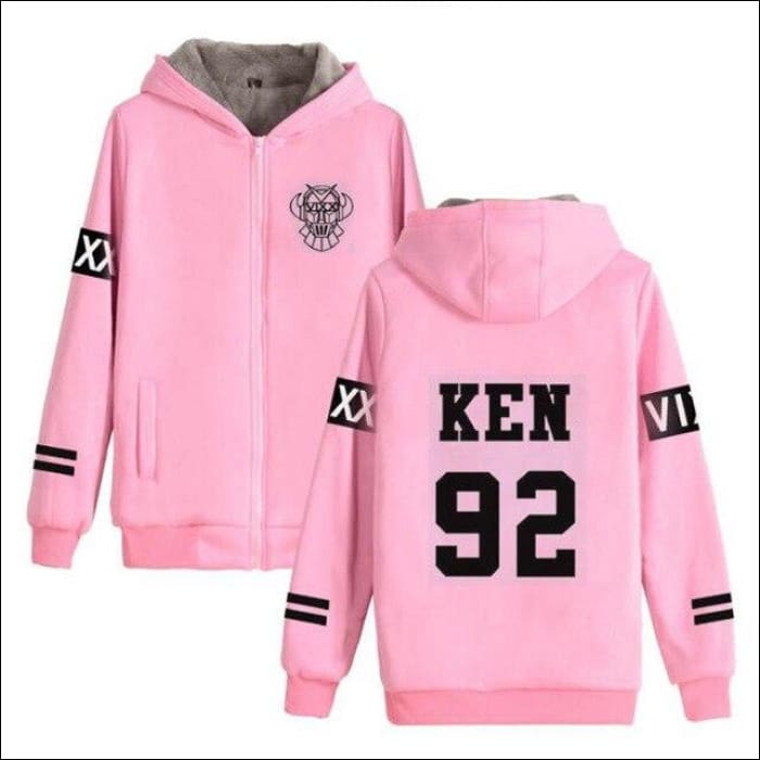 VIXX Unisex Warm Hoodie with Zipper - KPOP Zone