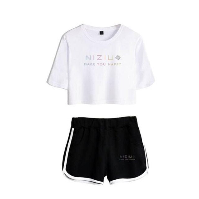 NiziU Tracksuit Short Set