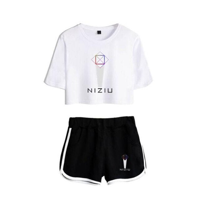 NiziU Tracksuit Short Set