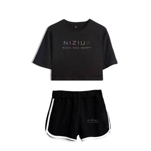 NiziU Tracksuit Short Set