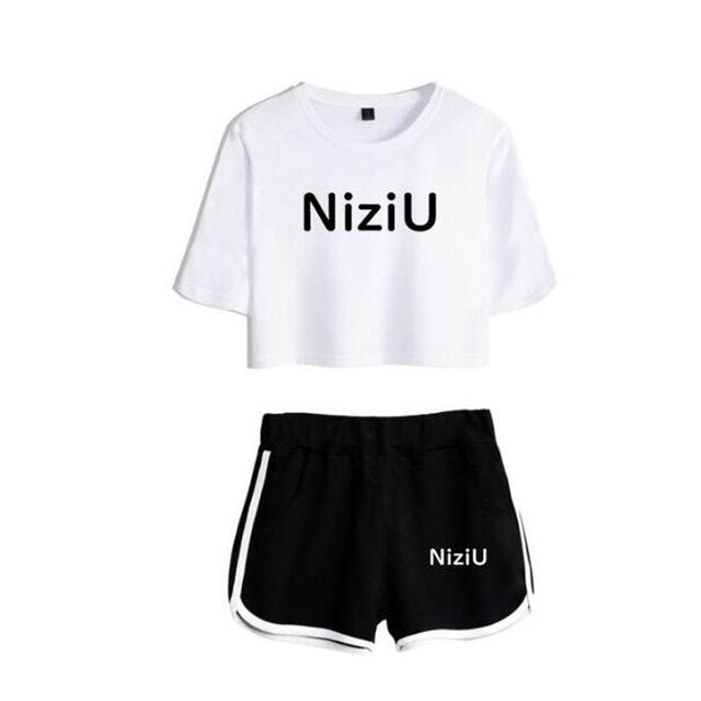 NiziU Tracksuit Short Set
