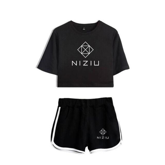 NiziU Tracksuit Short Set