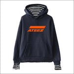 ATEEZ 2 Piece Fleece/Hoodie Pullover - Dark Green / L - ATEEZ