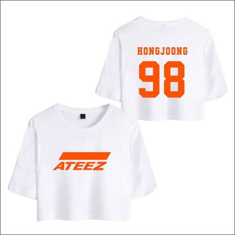 ATEEZ Crop Top with name - ATEEZ