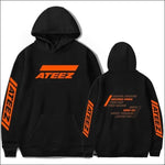 ATEEZ Long Sleeve Hoodie - black / 4XL - ATEEZ