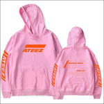 ATEEZ Long Sleeve Hoodie - pink / 4XL - ATEEZ