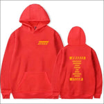 ATEEZ Long Sleeve Hoodie - Red / 4XL - ATEEZ