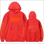 ATEEZ Long Sleeve Hoodie - red / 4XL - ATEEZ