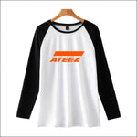 ATEEZ Long Sleeve printed T-Shirt - Orange / S - ATEEZ