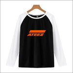 ATEEZ Long Sleeve printed T-Shirt - Pink / XS - ATEEZ