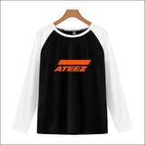 ATEEZ Long Sleeve printed T-Shirt - Pink / XS - ATEEZ