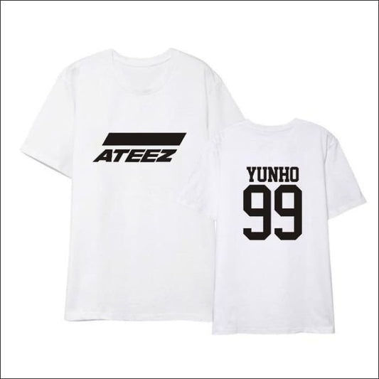 ATEEZ O-Neck T-Shirt - -YUNHO 1 / S - ATEEZ