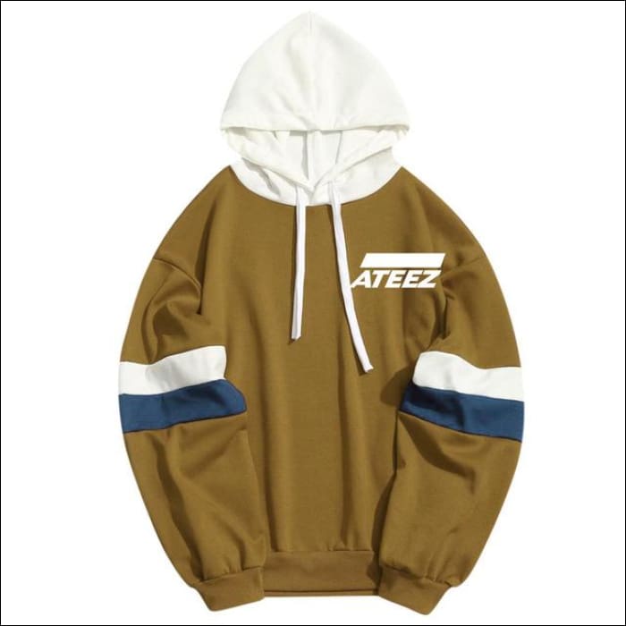 ATEEZ Patchwork Hoodie - color9 / M - ATEEZ