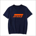 ATEEZ Short Sleeve T-Shirt - Navy Blue / XXS - ATEEZ