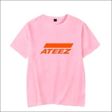 ATEEZ Short Sleeve T-Shirt - Pink / XXS - ATEEZ