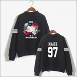 BIG BANG Flower Sweatshirt - Black 1 / S - BIG BANG