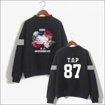 BIG BANG Flower Sweatshirt - Black 5 / S - BIG BANG