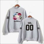 BIG BANG Flower Sweatshirt - Gray 2 / S - BIG BANG