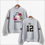 BIG BANG Flower Sweatshirt - Gray 3 / S - BIG BANG