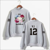 BIG BANG Flower Sweatshirt - Gray 3 / S - BIG BANG