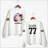 BIG BANG Flower Sweatshirt - White 4 / S - BIG BANG