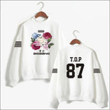 BIG BANG Flower Sweatshirt - White 5 / S - BIG BANG