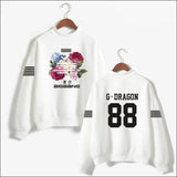 BIG BANG Flower Sweatshirt - White / S - BIG BANG