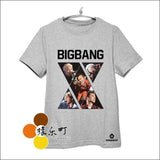 BIG BANG ’X’ T-Shirt - Gray / S - BIG BANG