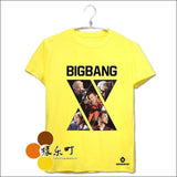 BIG BANG ’X’ T-Shirt - Yellow / S - BIG BANG