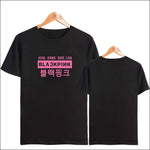 BLACKPINK UNISEX BLACK/WHITE T-SHIRT - BLACKPINK