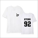 Block B Logotype Printed T-Shirt - KYUNG 1 / XXL - Block B