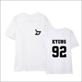 Block B Logotype Printed T-Shirt - KYUNG 1 / XXL - Block B