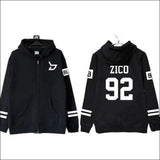 Block B Unisex Hoodies with Zipper - KPOP Zone