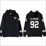 Block B Unisex Hoodies with Zipper - KPOP Zone