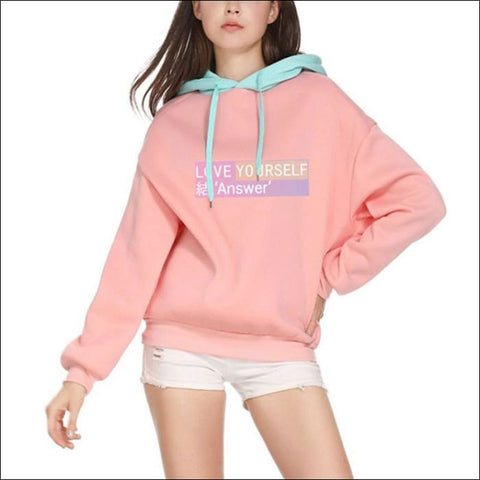 BTS Clean Hoodie - Love Yourself - KPOP Zone