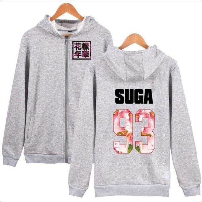 KPOP Zone - BTS Group Hoodie with Zipper