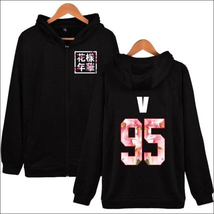 Bts hoodie black online