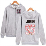 BTS Group Hoodie with Zipper - BTS