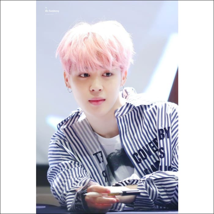 BTS - Jimin Striped Shirt - BTS