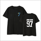 BTS ’MAP OF THE SOUL 7’ 2nd edition T-Shirt - Black JUNGKOOK / S - BTS