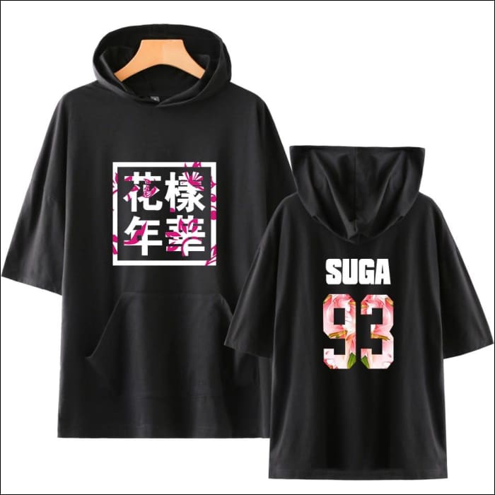 BTS Short Sleeve Hoodie - BTS