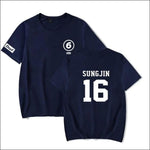 DAY6 ’Sunrise’ T-Shirt with name - navy bule / XXL - DAY6