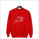 DAY6 ’Youth’ Jumper/Sweatshirt - Red / XXL - DAY6